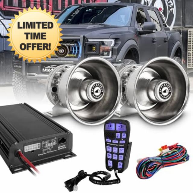 Emergency Police Car Pa System Kit
