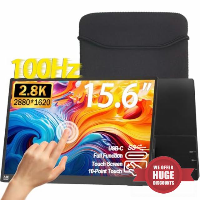 2.5K 100Hz Portable Monitor Touchscreen