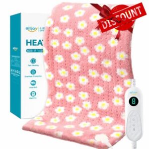 ALLJOY King Size Heating Pad for Back Pain Relief
