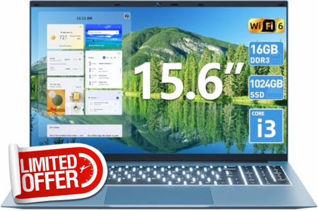 SGIN 15.6 Inch Laptop Computer