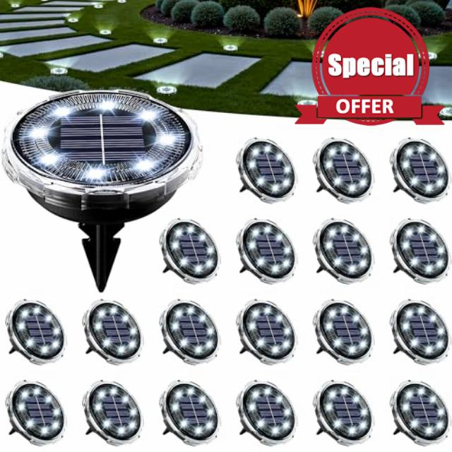 SOLPEX Solar Ground Lights 20 Pack