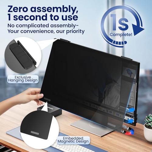 Removable Anti Spy Filter Shield for Digital Workplaces