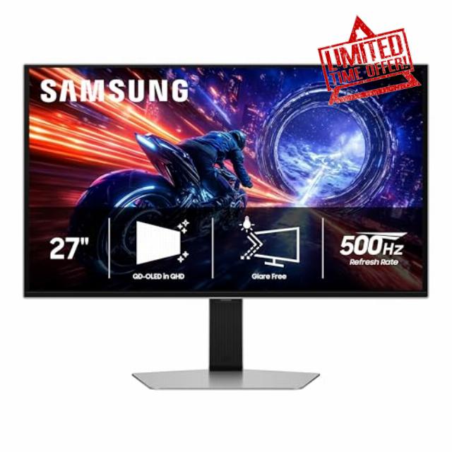 SAMSUNG 27” Odyssey OLED G6 G60SF QHD QD-OLED Gaming Monitor
