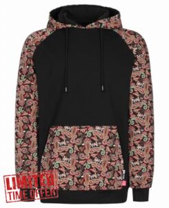 BOCOMAL FR Hoodies Pullover Paisley Printed 7.5oz Lightweight Flame Resistant Hooded Sweatshirts Non Fleece