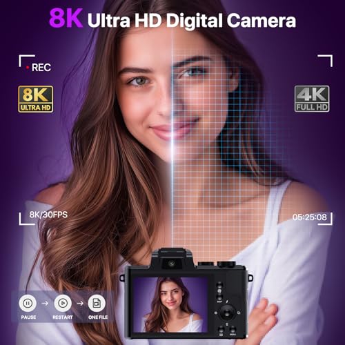 16X Digital Zoom Point and Shoot Camera