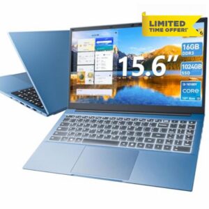SGIN Laptop 15.6 Inch 16GB RAM 1024GB SSD