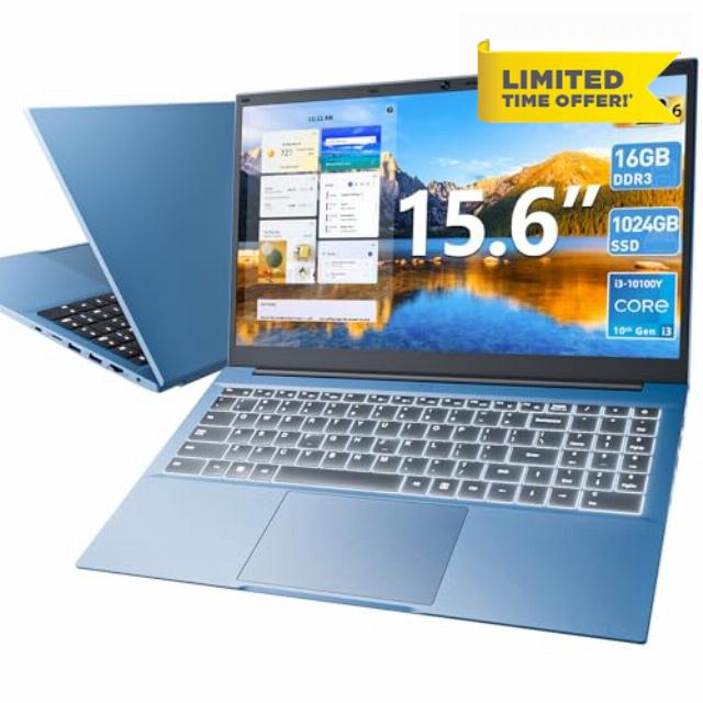 SGIN Laptop 15.6 Inch 16GB RAM 1024GB SSD