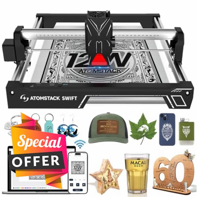 ATOMSTACK Swift Laser Engraver for Beginners
