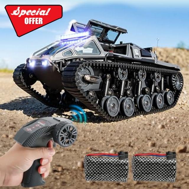 RC Military Tank Armored Fighting Car with LED Lights