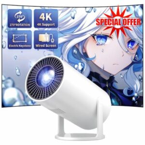 Mini Projector Portable Proyector 4K Support