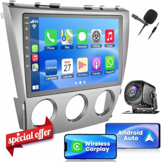 4GB RAM+64GB ROM Car Radio for Toyota Camry (2006-2011 with Manual A/C)