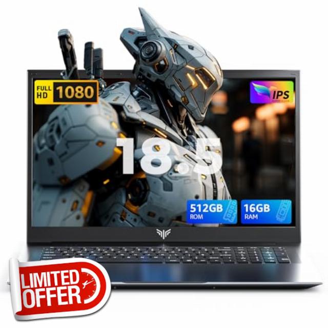 18.5 Inch Laptop Computer with 8000 mAh Battery