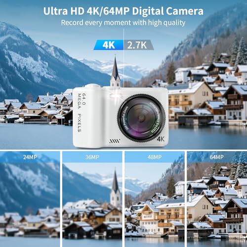 Point and Shoot Digital Cameras with Flip Screen