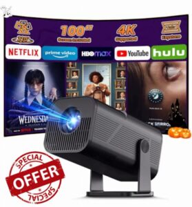 Mini Projector with WiFi and Bluetooth