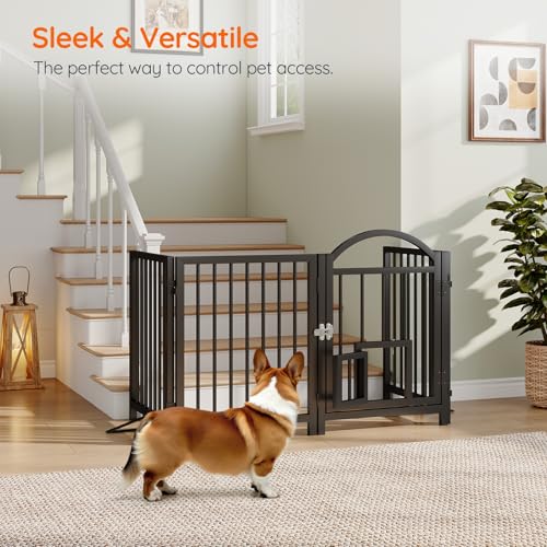 Pet Gate with 2 Metal Support Feet