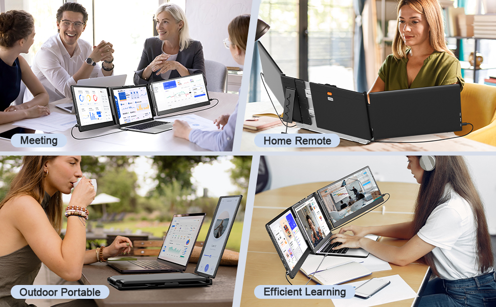 A+4 laptop screen extender monitor portable