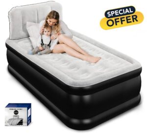 Twin Air Mattress with Headboard