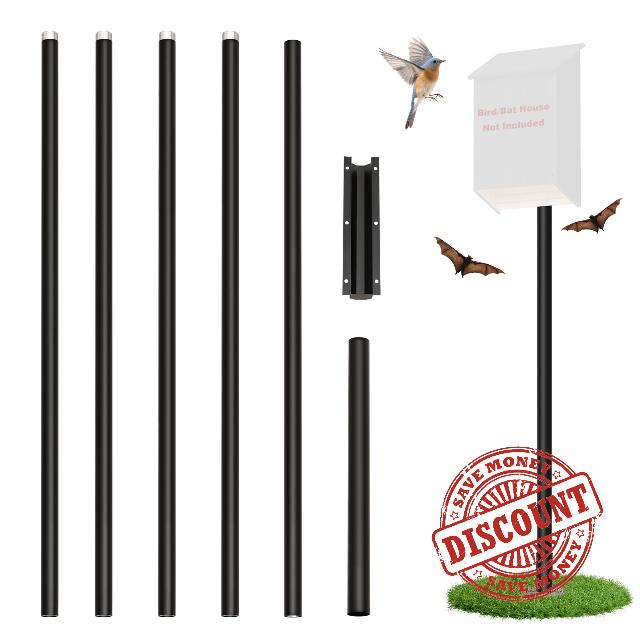 15 FT Purple Martin Bat House Pole
