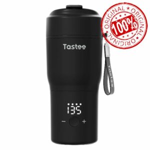 Tastee Heated Coffee Mug – 12oz Portable Travel Mug with 1℉ Precise Temperature Control