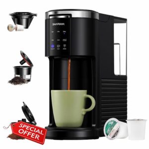 SHARDOR 3 in 1 Single Serve Coffee Machine