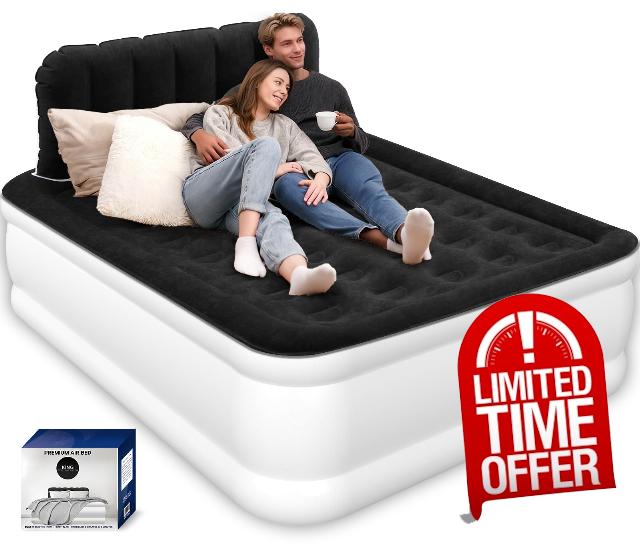 Queen Air Mattress with Headboard