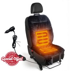 Canreal Car Seat Warmer Comfortable Heated Seat Cover for Cars Trucks SUV Van