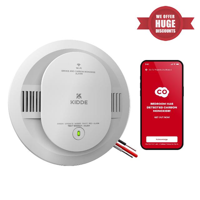 Kidde Hardwired Kidde App Enabled Smart Smoke and Carbon Monoxide Detector