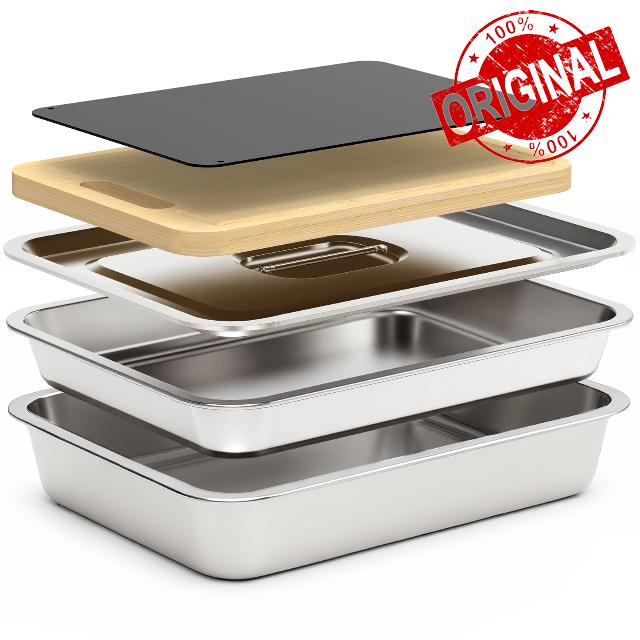 5pcs Grill Prep Trays Sets