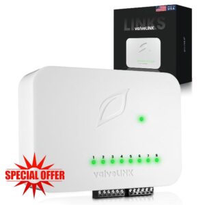 alveLINK 8-Channel Irrigation Controller – Automates Valves for Watering & Crop Steering in Controlled Environment Agriculture – Manual or Automatic Operation via Sensors