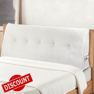 Headboard Pillow Queen Bed Wedge Pillow for Dorm