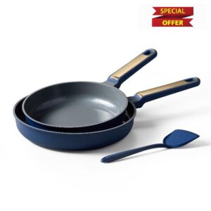 CAROTE 9.5'' and 11'' Nonstick Ceramic Frying Pan Skillet