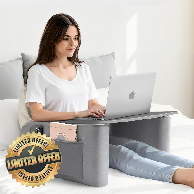 Reading Pillow for Gaming with Ergonomic Arm Rests