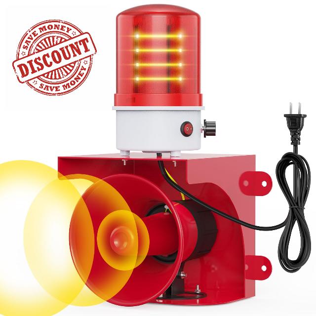 Industrial Sound and Light Alarm Siren