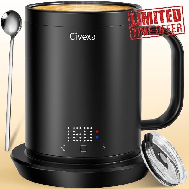 Rechargeable Self Heating Coffee Mug