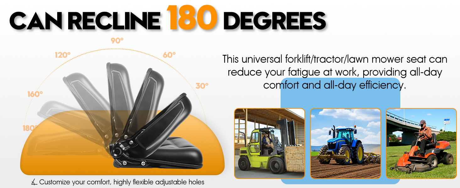 Universal vehicle seat: adjustable design for wide application
