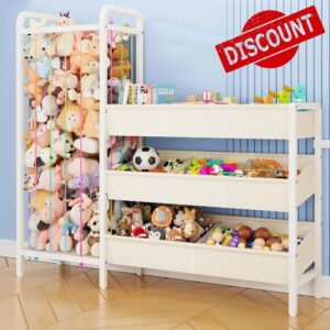 B6 Toy Storage Organizer with Stuffed Animal Storage