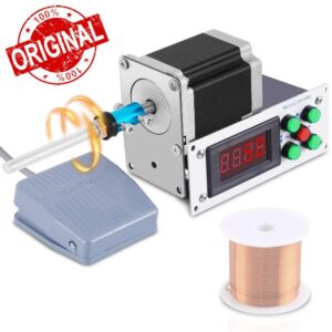 Automatic Coil Winding Machine Wire Coil Winder w/Foot Switch