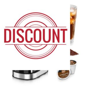 CHULUX Upgrade Single Serve Coffee Maker Machine for K Cup and Grounds with 2 Mins Brew One Cup