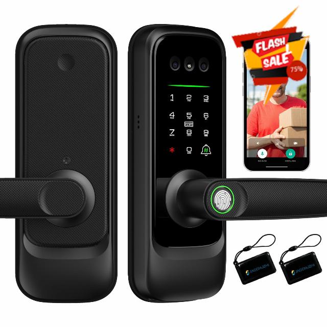 Face & Palm Vein Recognition Smart Lock with Camera