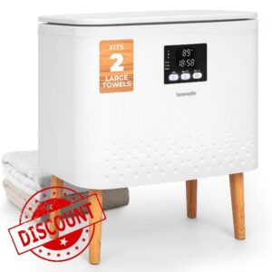 SereneLife Rectangular Towel Warmer Bucket