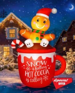 6FT Christmas Inflatables Decoration Outdoor