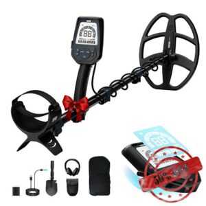 SUNPOW Professional Metal Detector for Adults Rechargeable - 6 Metal ID