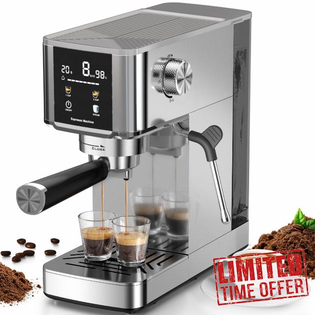 Crzoe Espresso Machine 20 Bar