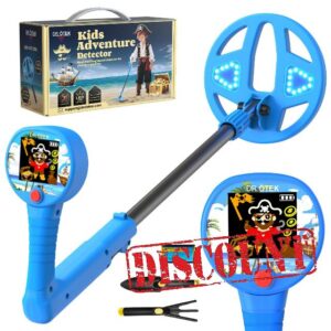 DR.ÖTEK Metal Detector for Kids - Innovative 2.4” Color LCD Display