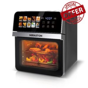 10QT Air Fryer Toaster Oven Combo with 8 Presets
