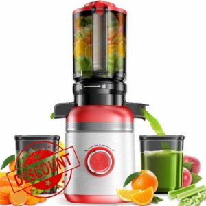 Cold Press Juicer Machines with Wide Feed Chute