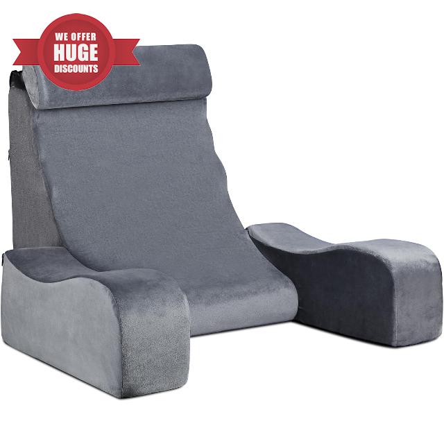 SofGlowly Reading Pillow for Sitting in Bed Adult