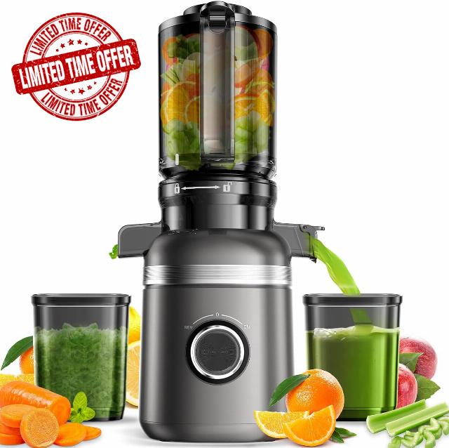 Cold Press Juicer Machines for Whole Vegetables & Fruits