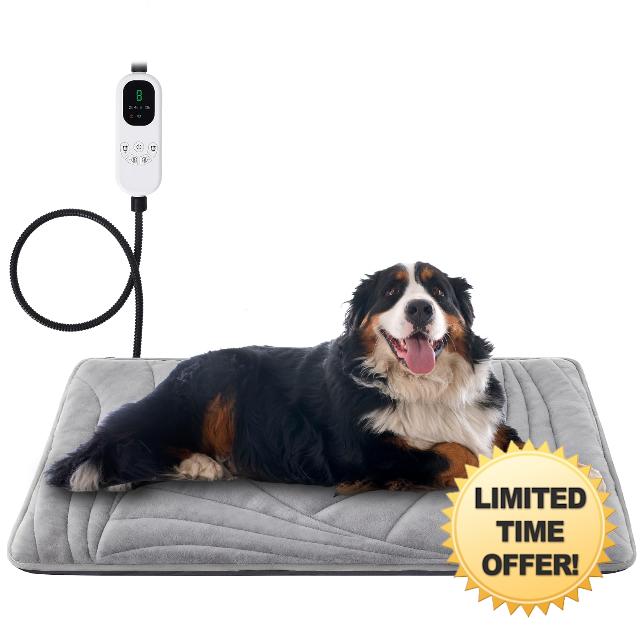 Extra Large Dog Heating Pad with Washable Cover