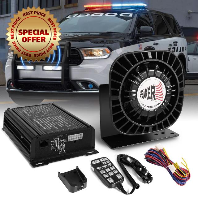 Emergency Police Siren Speaker Kit